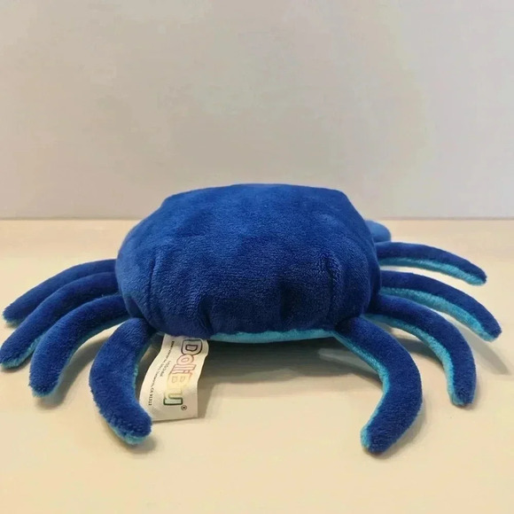 Aqua Blue Crab Plush - Picture 3 of 3